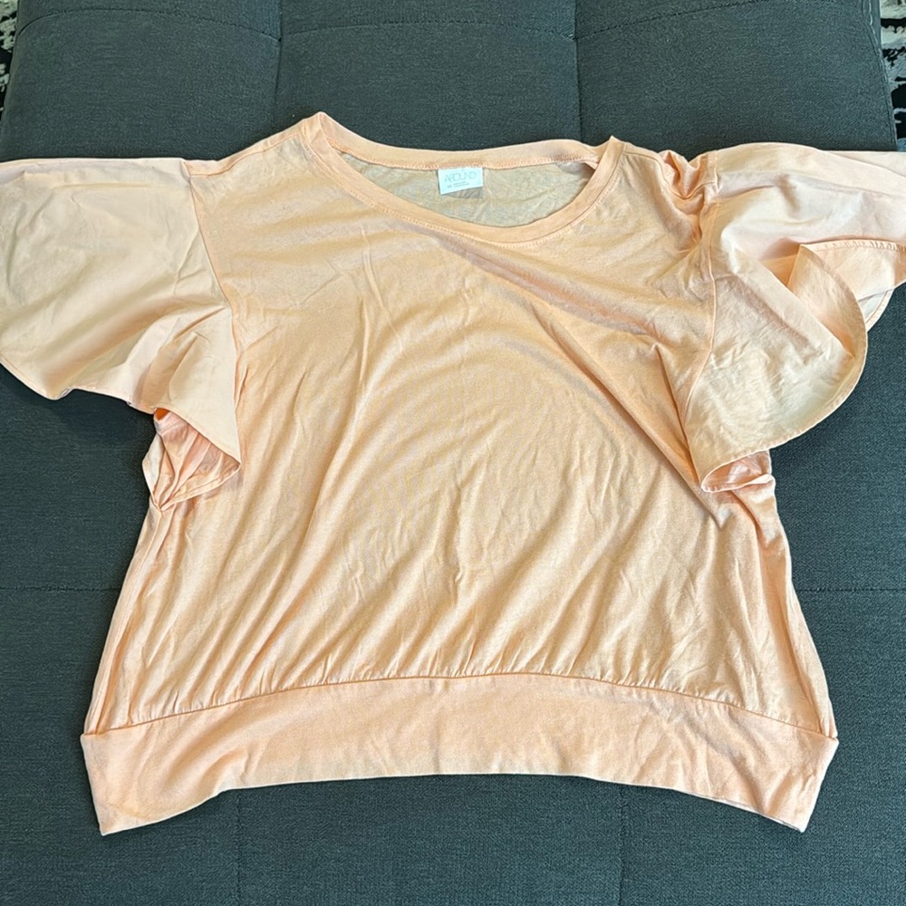 Abound flutter sleeve top